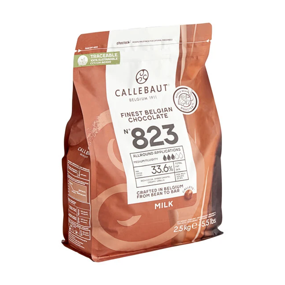 Callebaut 823 33.6% Belgian Milk Callets