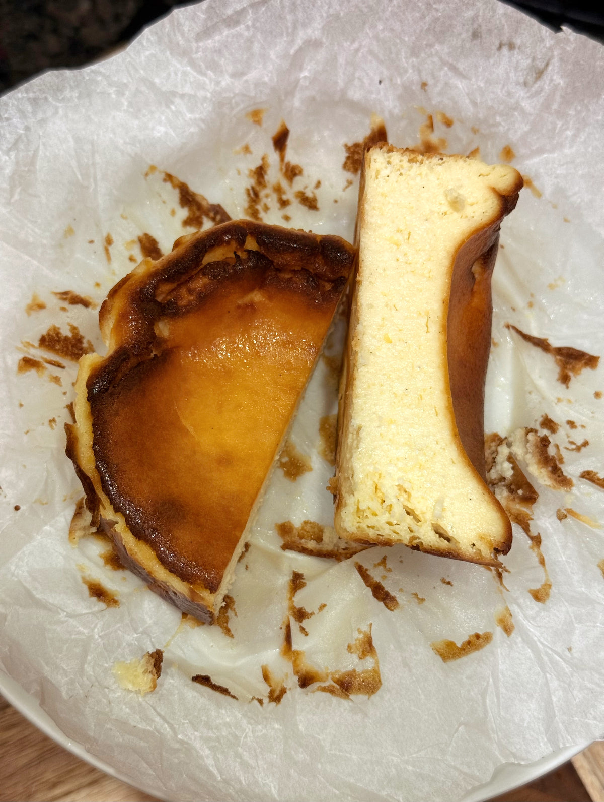 Basque burnt cheesecake